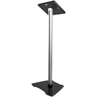 StarTech.com Secure Tablet Floor Stand - Security lock protects your tablet from theft and tampering - Supports iPad and other 9.7" tablets - Fixed Height of approx. 42" (1060 mm) - Built-in cable management - Covered Home button - TAA compliant - Thread