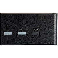 StarTech.com 2 Port Dual Monitor HDMI KVM Switch, 4K 60Hz HDMI 2.0 UHD HDR, 2 Port USB 3.0 Hub, 4x USB HID, Audio, Hotkey Switching, TAA