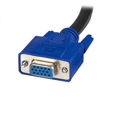 StarTech.com Câble KVM USB universel 2 en 1 de 10 pieds - Câble vidéo/USB - HD-15, USB Type B (M) 4 broches - USB Type A 4 broches, HD-15 - 10