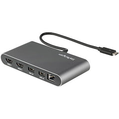 StarTech.com Thunderbolt 3 Mini Dock - Station d'accueil portable double moniteur TB3 pour ordinateur portable HDMI 4K 60 Hz - 2x USB-A & GbE - câble 28 cm (11