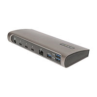 Station d'accueil StarTech.com Thunderbolt 4, alimentation 96 W, simple 8K / double moniteur 4K 60 Hz, 3 ports TB4/USB4, 4 ports USB-A, SD, GbE, câble de 0,8 m 