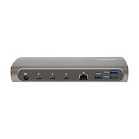 Station d'accueil StarTech.com Thunderbolt 4, alimentation 96 W, simple 8K / double moniteur 4K 60 Hz, 3 ports TB4/USB4, 4 ports USB-A, SD, GbE, câble de 0,8 m 