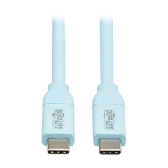Tripp Lite U040AB-006CS5LB Câble USB-C vers USB-C (M/M), bleu clair, 6 pi (1,8 m)