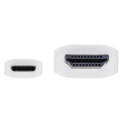 Tripp Lite U444-006-HWE Câble adaptateur USB-C vers HDMI, M/M, blanc, 6 pi