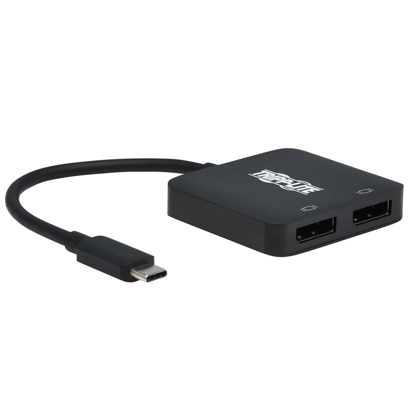 Tripp Lite U444-2H-MST4K6 USB-C Adapter, Dual Display, Black