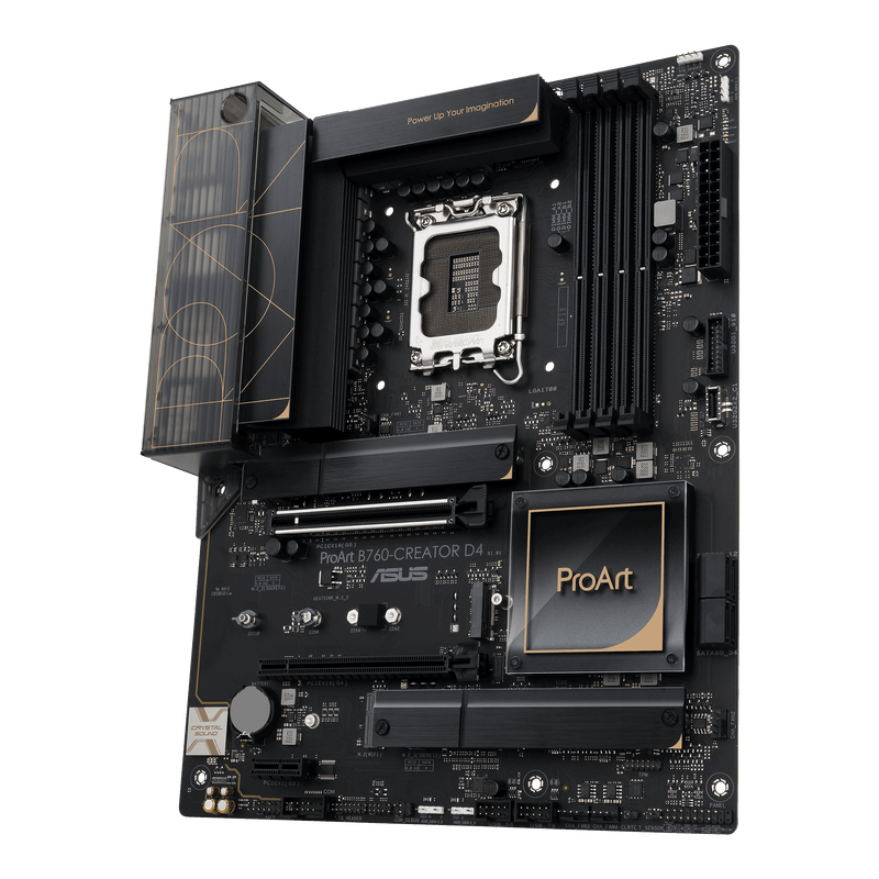 ASUSPROART B760-CREATOR D4 INTEL SOCKET LGA1700 FOR 12TH & 13TH GEN 4DDR4128GB A