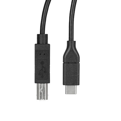 StarTech.com 0.5m USB C to USB B Printer Cable - M/M - USB 2.0 - USB C to USB B Cable - USB C Printer Cable - USB Type C to Type B Cable