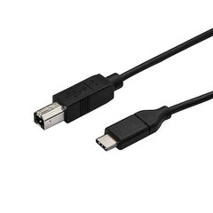 StarTech.com Câble d'imprimante USB C vers USB B de 0,5 m - M/M - USB 2.0 - Câble USB C vers USB B - Câble d'imprimante USB C - Câble USB Type C vers Type B