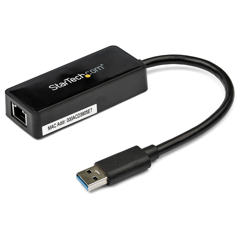 Add a Gigabit Ethernet port and a USB 3.0 pass-through port to your laptop throu