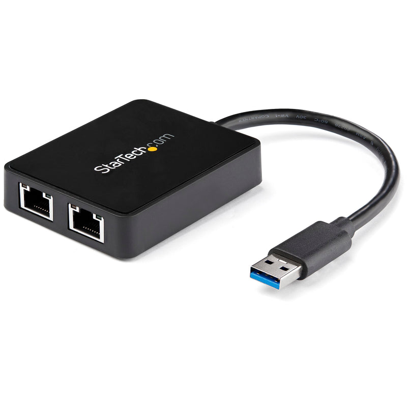 Ajoutez deux ports Gigabit Ethernet et un port USB 3.0 pass-through à votre ordinateur portable.