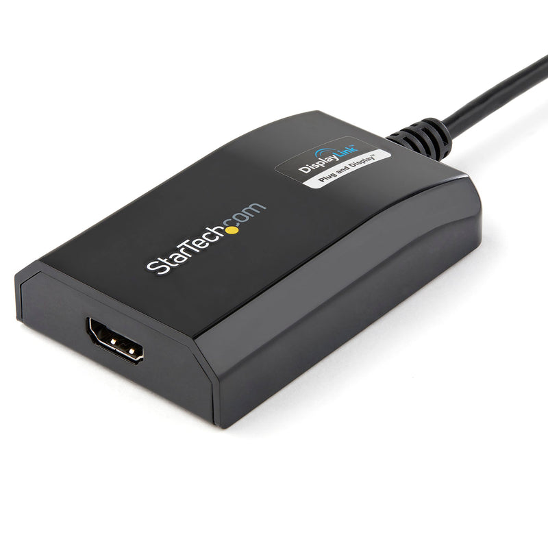 StarTech.com USB 3.0 to HDMI Adapter, DisplayLink Certified, 1920x1200, USB-A to HDMI Display Adapter, External Graphics Card for Mac/PC