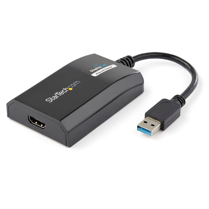 StarTech.com USB 3.0 to HDMI Adapter, DisplayLink Certified, 1920x1200, USB-A to HDMI Display Adapter, External Graphics Card for Mac/PC