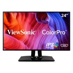 VIEWSONIC 24 PO COLORPRO 1080P DOUBLE PACK MONITEURS D'ACCUEIL IPS TÊTE SEULE AVEC 65 W