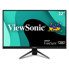 MONITEUR FREESYNC VIEWSONIC 22 PO 1080P 75HZ 1MS AVEC HDMI DP VGA