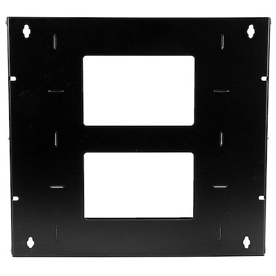 StarTech.com 2-Post 8U Open Frame Wall Mount Network Rack with Built-in Shelf and Adjustable Depth, Computer Rack for IT Equipment, TAA~