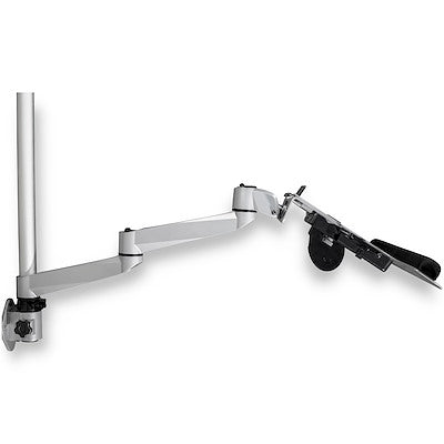 Ergonomic wall-mounted workstation - VESA monitor arm for up to 34in/19.8lb disp