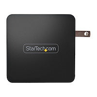 StarTech.com Chargeur mural USB C, 60 W PD avec câble de 2 m, chargeur portable USB de type C pour ordinateur portable, adaptateur universel, certifié USB IF/ETL