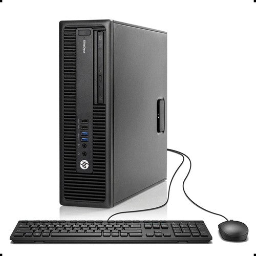 HP 800 G2 SFF reconditionné Intel i5 6500 32 GHz 8 Go de RAM 256 Go SSD pas de lecteur optique W10P64 garantie à 1 an clavier USB et souris