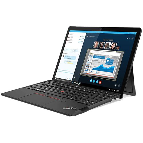 ThinkPad X12 Detachable Gen 1, Intel Core i5-1140G7 (1.80GHz, 8MB) 12.3 1920 x 1280 Multitouch, Windows 10 Pro 64, 16.0GB, 1x256GB SSD, M.2 2242, PCIe NVMe, TLC, Intel Iris Xe Graphics, Fibocom L850-GL, RGB 8MP Camera, 4 Cell Li-Polymer, 3 Year Depot