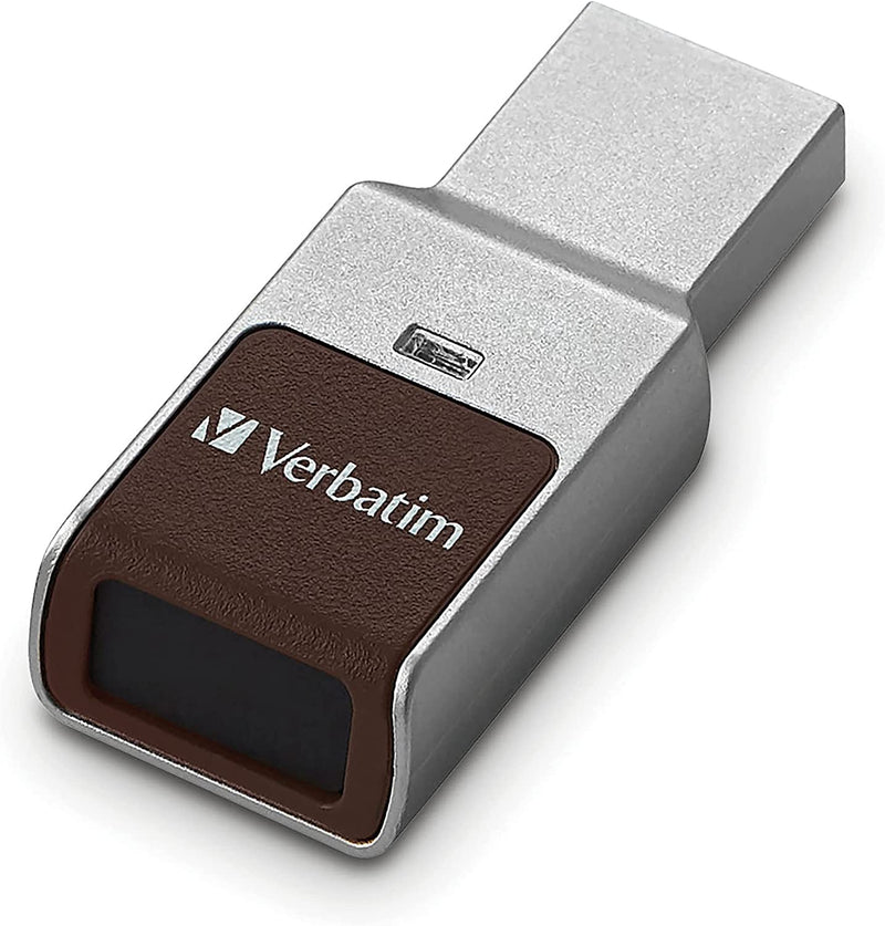 Verbatim 128 Go USB 3.0 Sécurisée par empreinte digitale Couleur argent 