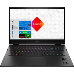 HP OMEN 16-c0020ca, Win10H,AMD Ryzen 7 5800H(3.2GHz Jusqu'à 4.4GHz L3 Cache 16MB),16. 1in QHD(2560 x 1440),16GB DDR4(2x8GB),1TB SSD,LAN GbE,Wi-Fi 6E AX210 (2x2),BT5.2,RGB KB,720p,AMD Radeon RX 6600M GDDR6 8GB,Li-ion 6 cell 83Wh,230W,SD,5.1lb,1an