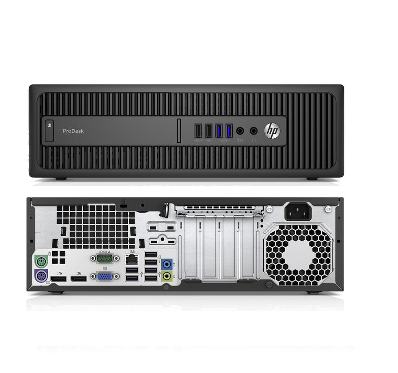 HP 800 G2 SFF reconditionné Intel i5 6500 32 GHz 16 Go de RAM 256 Go SSD pas de lecteur optique W10P64 français garantie à 1 an kit clavier français Microsoft